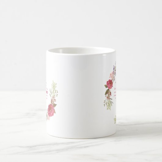 Jeremiah 1:5 Coffee-Mok, met twee zijden Koffiemok (Center)