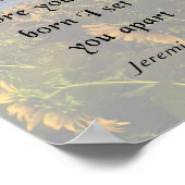 Jeremiah 1:5, Inspirerend Bijbelse Verse Poster (Hoek)