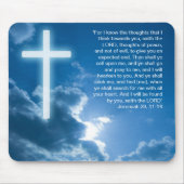 Jeremiah 29; 11-14 - Christelijk Mousepad Muismat (Voorkant)