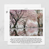 Jeremiah 29:11-14 GOD'S PROMISE SCRIPIX Kaart (Voorkant / Achterkant)