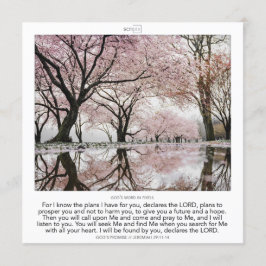 Jeremiah 29:11-14 GOD'S PROMISE SCRIPIX Kaart