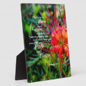 Jeremiah 29:11 A Hope and a Future Fotoplaat (Zijkant)