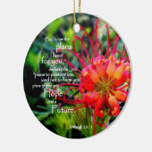 Jeremiah 29:11 A Hope and a Future Keramisch Ornament (Links)