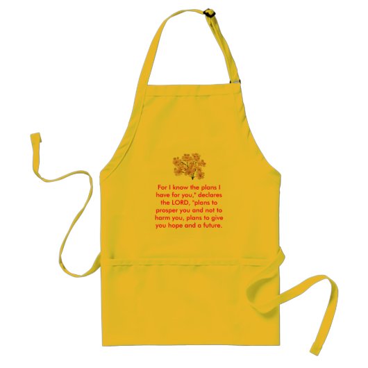 Jeremiah 29:11 Apron Standaard Schort (Voorkant)