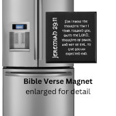 Jeremiah 29:11 Bijbelverse Magneet