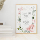 Jeremiah 29:11, Bijbelverse Poster