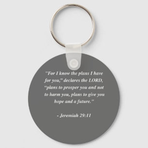 JEREMIAH 29:11 Bijbelversie Sleutelhanger