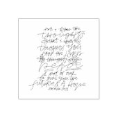 Jeremiah 29:11 Bijbelversie voor Baby shower Rubberstempel (Afrduk)