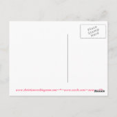 Jeremiah 29:11 Blue Daisy Post Card Briefkaart (Achterkant)