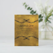 Jeremiah 29:11 briefkaart (Staand voorkant)