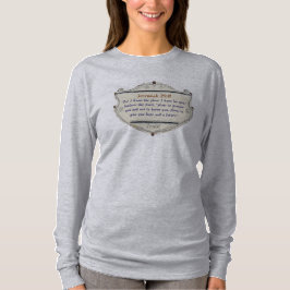 Jeremiah 29:11 Christelijke vrouwen lange mouwen T T-shirt