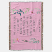 Jeremiah 29:11 deken (Voorkant Verticaal)