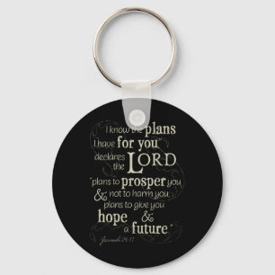 Jeremiah 29:11 Enmoeging Bible Verse Sleutelhanger