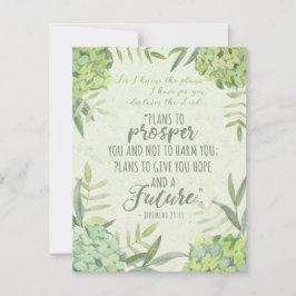 Jeremiah 29:11 feestdagenkaart