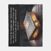 Jeremiah 29:11 fleece deken (Voorkant)