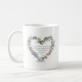 Jeremiah 29:11 Floral Heart mok (Links)