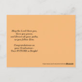 Jeremiah 29:11 Gefeliciteerd Afstuderen Briefkaart (Achterkant)