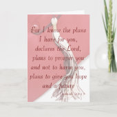 Jeremiah 29:11 Graduation Card Kaart (Voorkant)