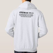 Jeremiah 29:11-Hoodie Hoodie (Achterkant)