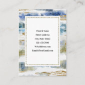 Jeremiah 29:11 Ik ken de plannen die ik heb Event  Visitekaartje (Achterkant)