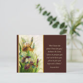 Jeremiah 29:11 Ik ken de plannen die ik voor je he Briefkaart (Staand voorkant)