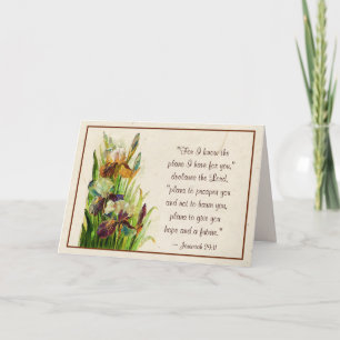 Jeremiah 29:11 Ik ken de plannen die ik voor je he Kaart