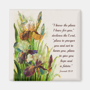 Jeremiah 29:11 Ik ken de plannen die ik voor je he Magneet