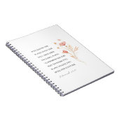 Jeremiah 29:11 Ik ken de plannen die ik voor je he Notitieboek (Rechterzijde)