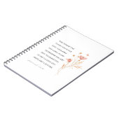 Jeremiah 29:11 Ik ken de plannen die ik voor je he Notitieboek (Linkerzijde)