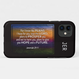 Jeremiah 29:11 | IK WEET DE Christelijke PLANNEN Case-Mate iPhone Case