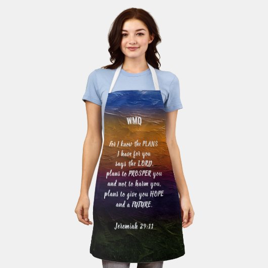 Jeremiah 29:11 | IK WEET DE PLANNEN | Monogram Schort (Gedragen)