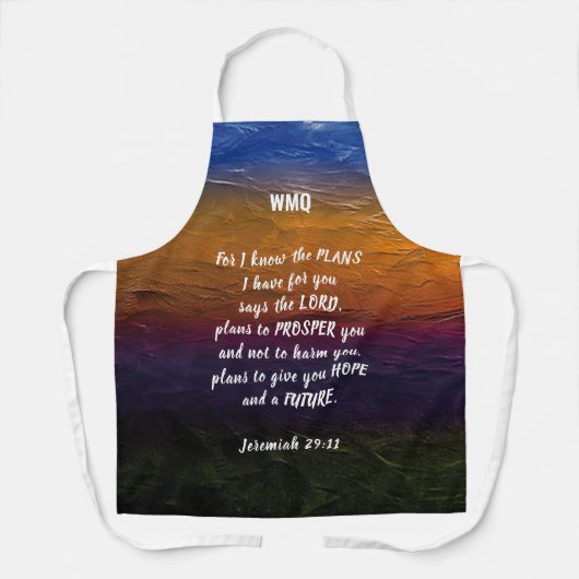 Jeremiah 29:11 | IK WEET DE PLANNEN | Monogram Schort (Voorkant)