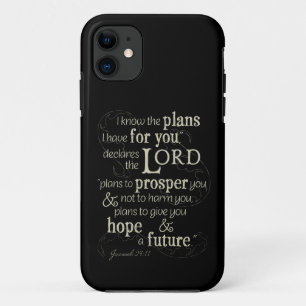 Jeremiah 29:11 Ik weet welke plannen ik voor je he Case-Mate iPhone Case