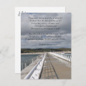 Jeremiah 29:11 Inspirerend Briefkaart (Voorkant / Achterkant)