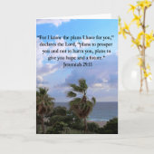 JEREMIAH 29:11 INSPIREREND VERSE KAART (Gele Bloem)