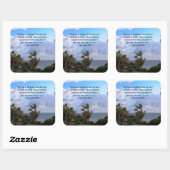 JEREMIAH 29:11 INSPIREREND VERSE VIERKANTE STICKER (Vel)
