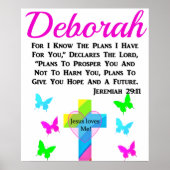 JEREMIAH 29:11 JESUS HOUDT VAN MIJ DAT IK GEPERSON POSTER (Voorkant)