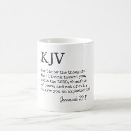 Jeremiah 29:11 KJV bijbelprijsopgave - kan worden  Koffiemok