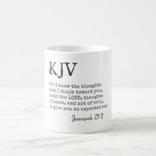 Jeremiah 29:11 KJV bijbelprijsopgave - kan worden  Koffiemok