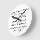 Jeremiah 29:11 Klok (Hoek)