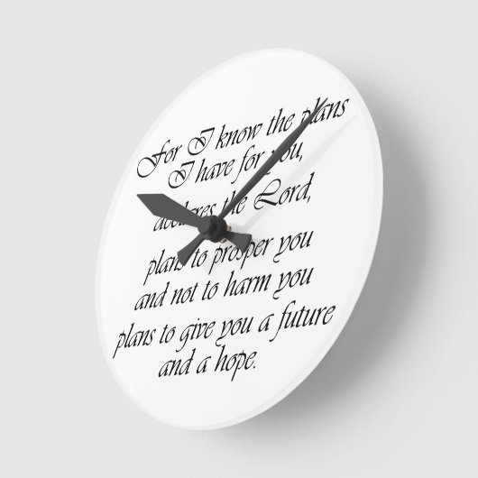 Jeremiah 29:11 Klok (Hoek)