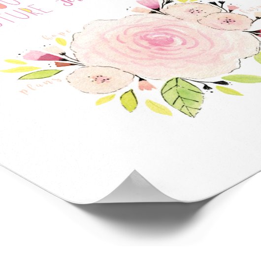 Jeremiah 29:11 Kunstdruk Archival Poster (Hoek)