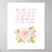 Jeremiah 29:11 Kunstdruk Archival Poster (Voorkant)