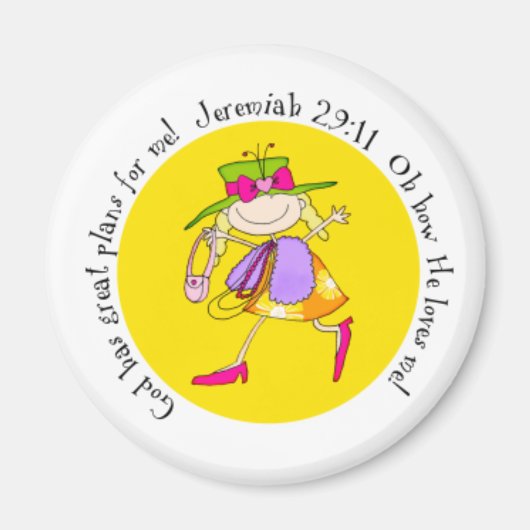 Jeremiah 29:11 Magnet (Voorkant)