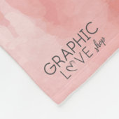 Jeremiah 29:11 Manuscript: GraphicLoveShop Fleece Deken (Hoek)