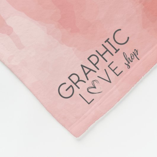 Jeremiah 29:11 Manuscript: GraphicLoveShop Fleece Deken (Hoek)