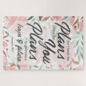 Jeremiah 29:11 Manuscript: GraphicLoveShop Legpuzzel (Horizontaal)