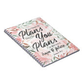 Jeremiah 29:11 Manuscript: GraphicLoveShop Notitieboek (Rechterzijde)