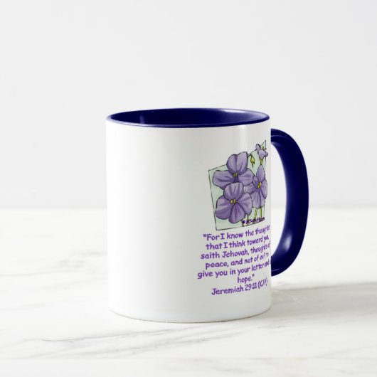 Jeremiah 29:11 mok (Voorkant rechts)