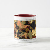 Jeremiah 29:11 Originele Leaf Mosaic Foto Art Mok (Midden)